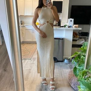 L’academie magnolia midi dress. Vacation and resort wear for summer and spring